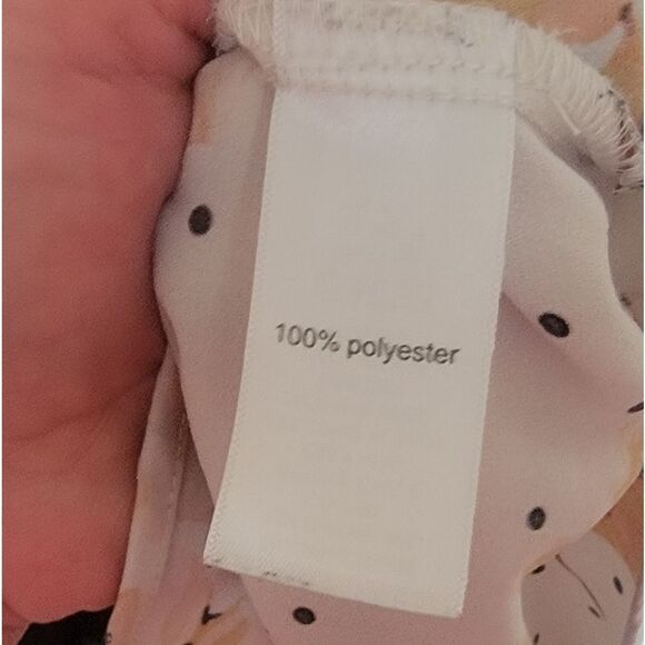 Maurices EUC XXL Floral Polka Dot Blouse - Picture 4 of 4